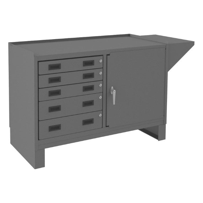 3405-95 Stationary Workstation, 5 Drawers