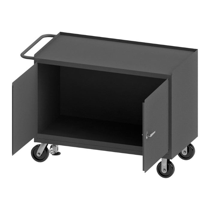 3411-FL-95 Mobile Bench Cabinet, 2 Door, FL