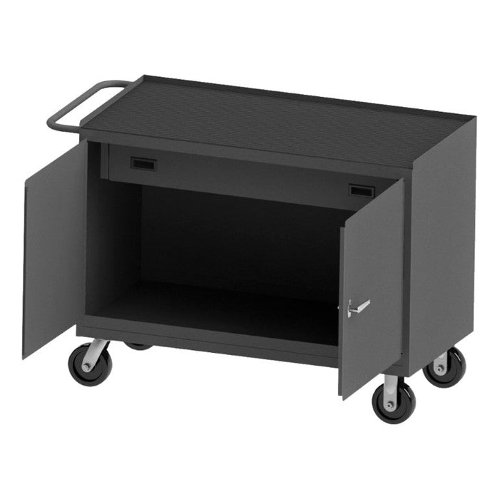 3413-RM-95 Mobile Bench Cabinet, 1 Drawer, Mat