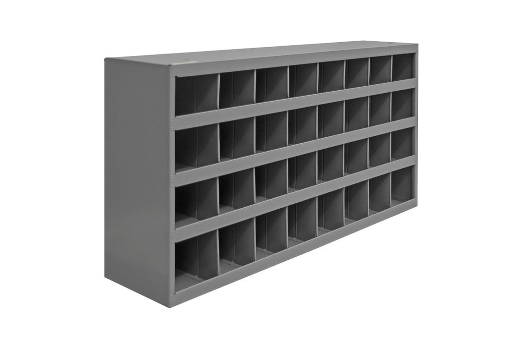 344-95 9" Deep, 32 Opening Bin, Gray