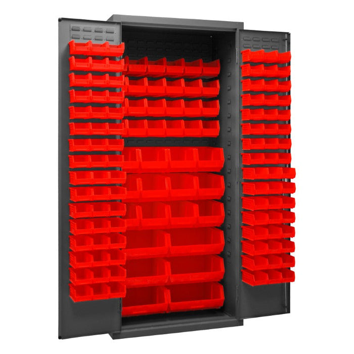 3500-138B-1795 Cabinet, 138 Red Bins