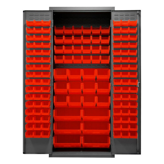 3500-138B-1795 Cabinet, 138 Red Bins