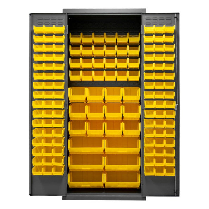 3500-138B-95 Cabinet, 138 Yellow Bins