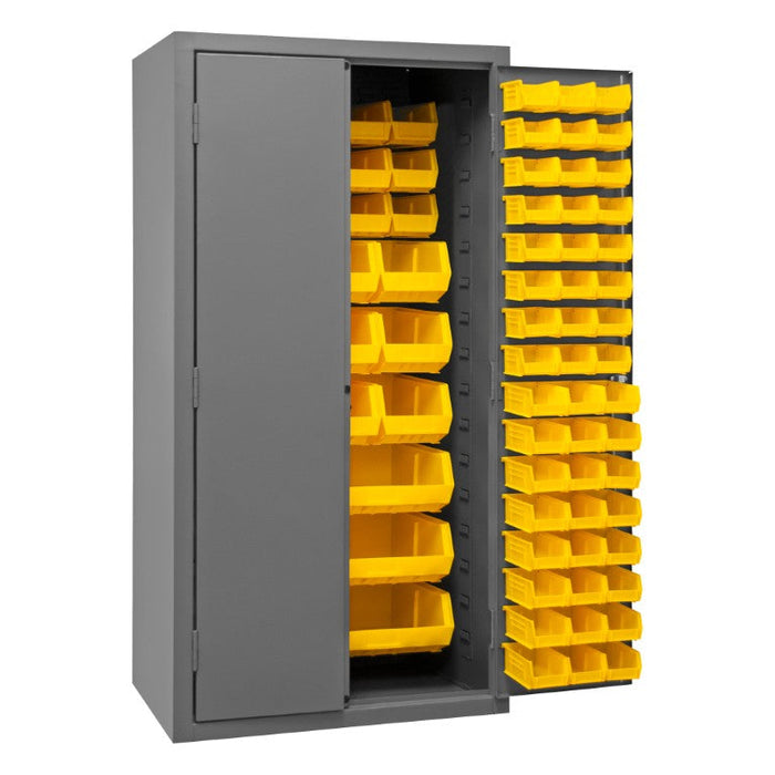 3501-BDLP-132-95 Cabinet, 132 Yellow Bins