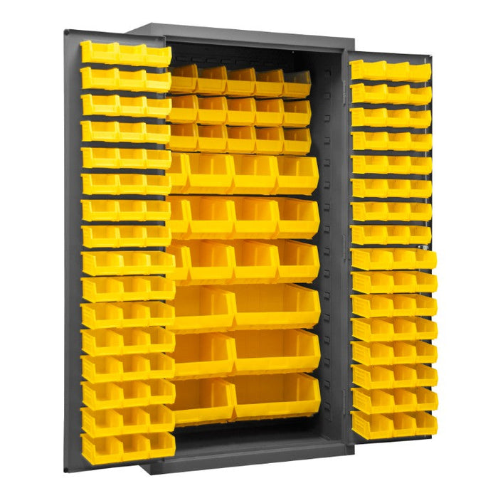 3501-BDLP-132-95 Cabinet, 132 Yellow Bins