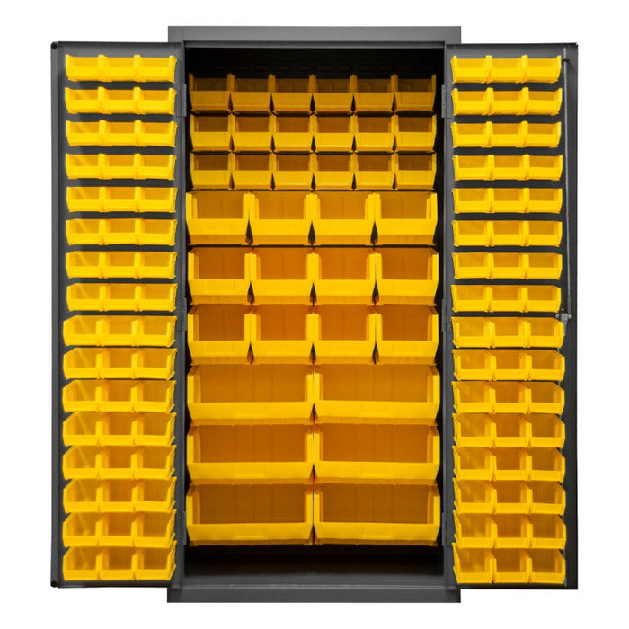3501-BDLP-132-95 Cabinet, 132 Yellow Bins