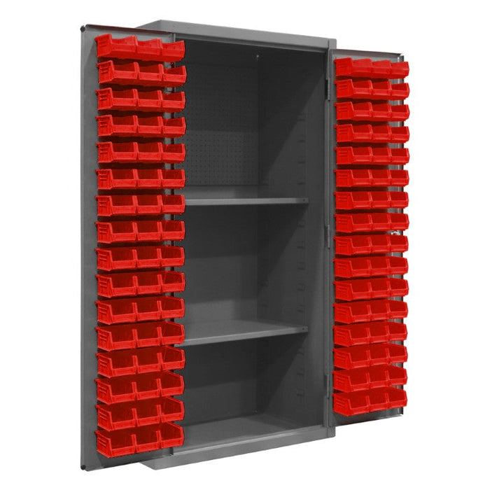 3501-DLP-PB-96-2S-1795 Pegboard Cabinet, 2 Shelves, 96 Bins