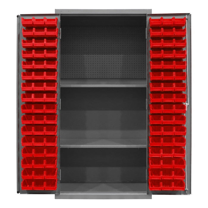 3501-DLP-PB-96-2S-1795 Pegboard Cabinet, 2 Shelves, 96 Bins
