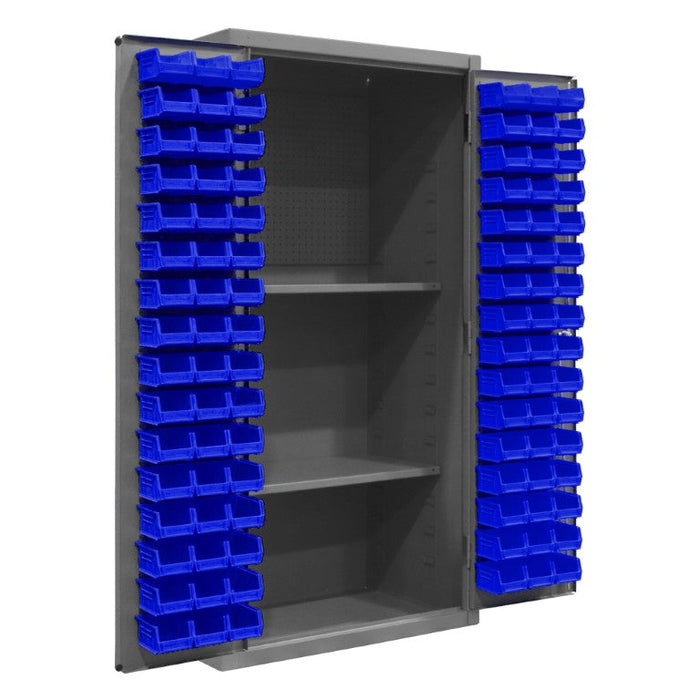 3501-DLP-PB-96-2S-5295 Pegboard Cabinet, 2 Shelves, 96 Bins