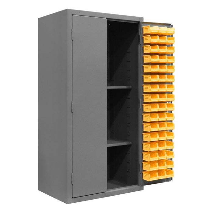 3501-DLP-PB-96-2S-95 Pegboard Cabinet, 2 Shelves, 96 Bins