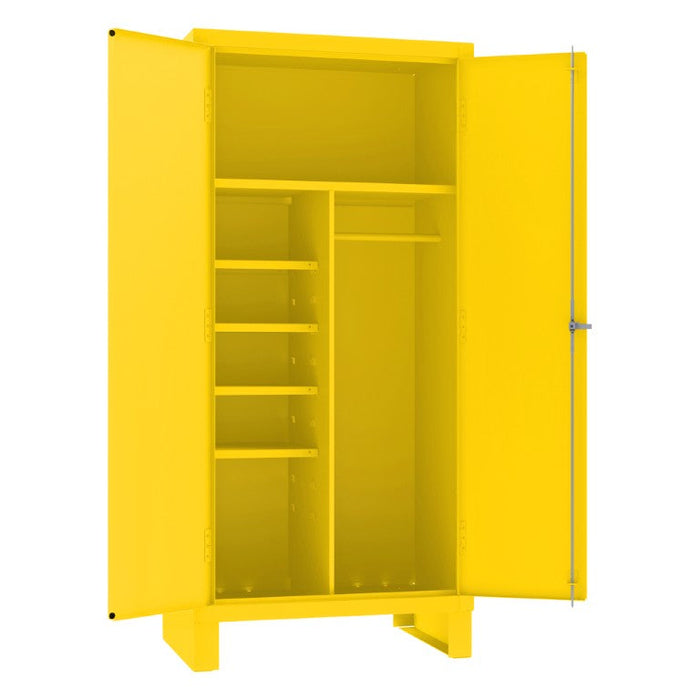3501-HDL-50 Spill Control Cabinet, 5 Shelves, Yellow