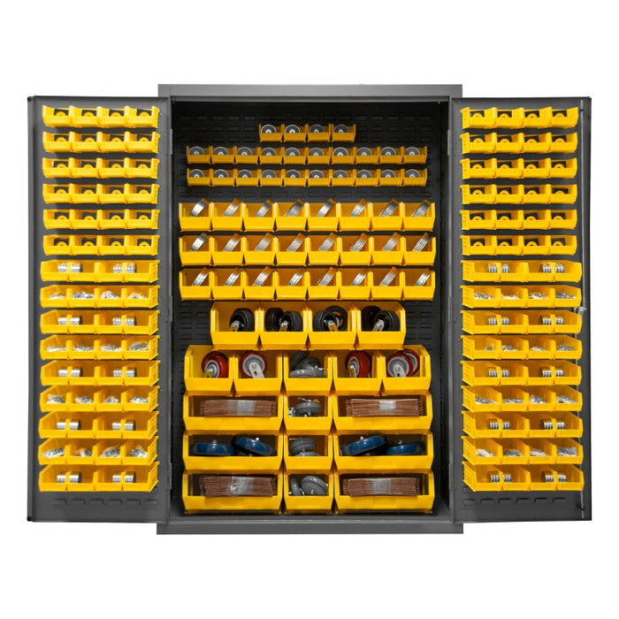3502-186-95 Cabinet, 186 Yellow Bins