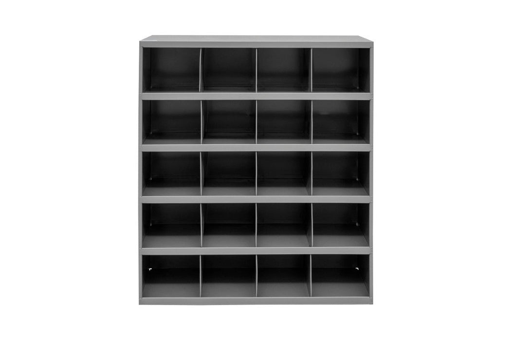 351-95 12" Deep, 20 Opening Bin, Gray