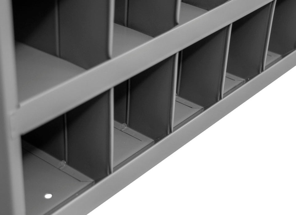 353-95 12" Deep, 16 Opening Bin, Gray