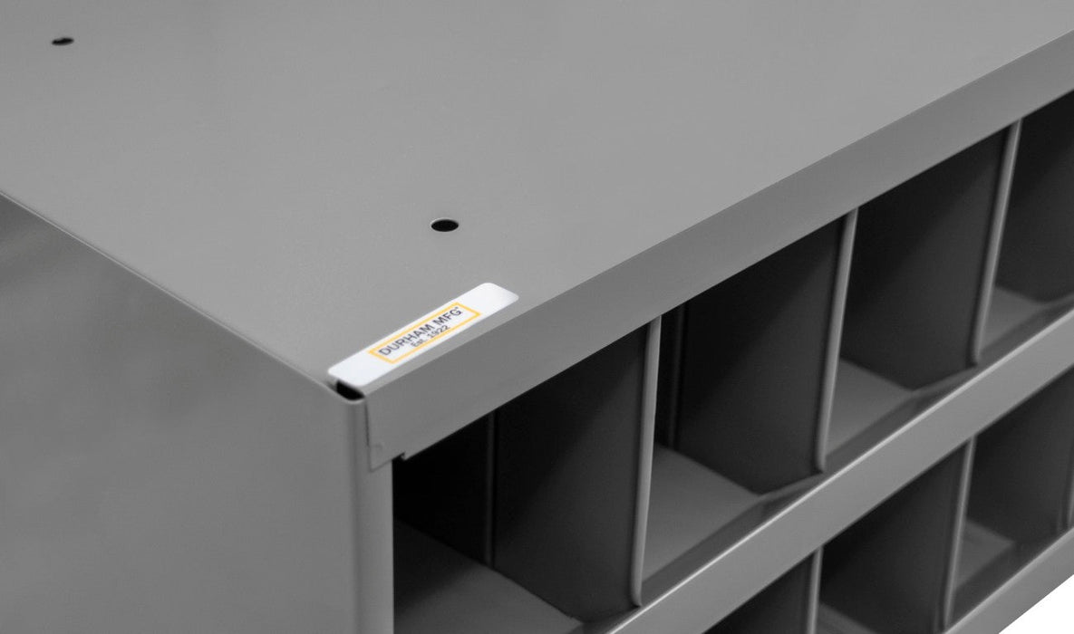 353-95 12" Deep, 16 Opening Bin, Gray
