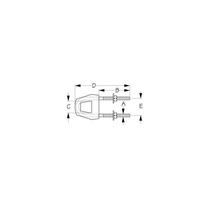 Twin Shank Bow Eye