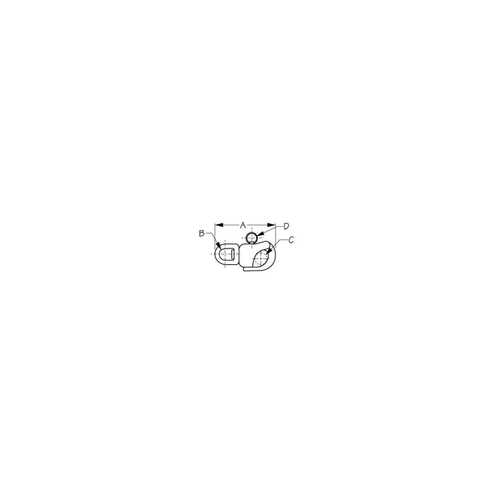 Sea-Dog 142700 Swivel Eye Snap Shackle