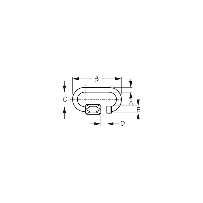 Sea-Dog 153008 Quick Link 2-7/8" | AISI 316 Stainless Steel | 12,000 lb Capacity
