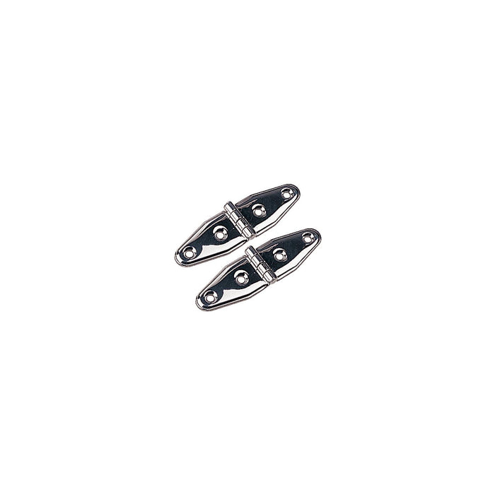 Stainless Strap Hinge 6-1/8", Pair