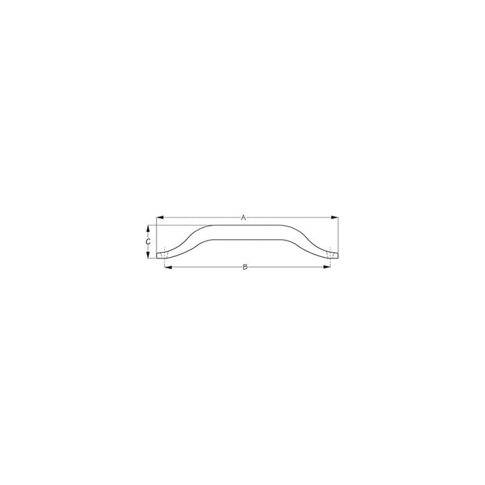 SeaDog Surface Mount Hand Rail | Formed 304 Stainless Steel | 1" Outside Diameter | 5/16" Fastener