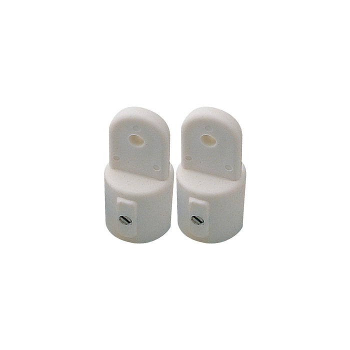 Sea-Dog 2731011 External Eye End, 7/8" White, Pair