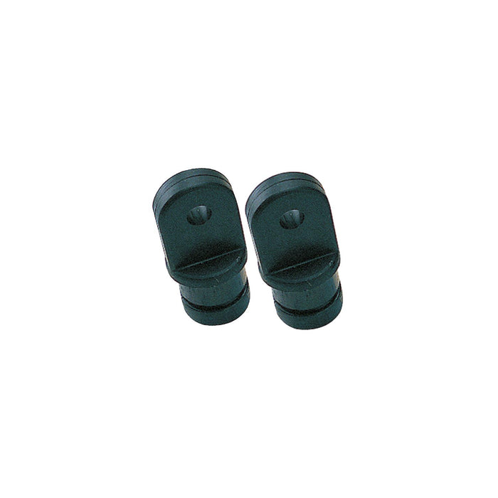 Internal Eye End, 3/4" Black, Pair