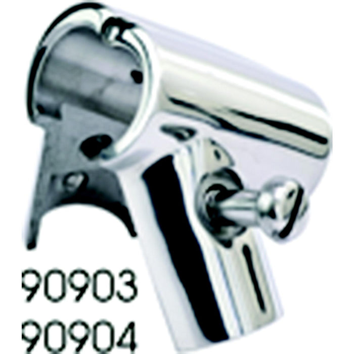 SeaDog 2906041 90‚° Hinged Tee Rail Fitting, 316 Stainless, 1"