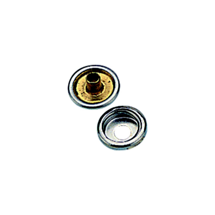 Sea-Dog 2991091 Snap Cap & Socket, Nickel Plated Brass, 6 sets