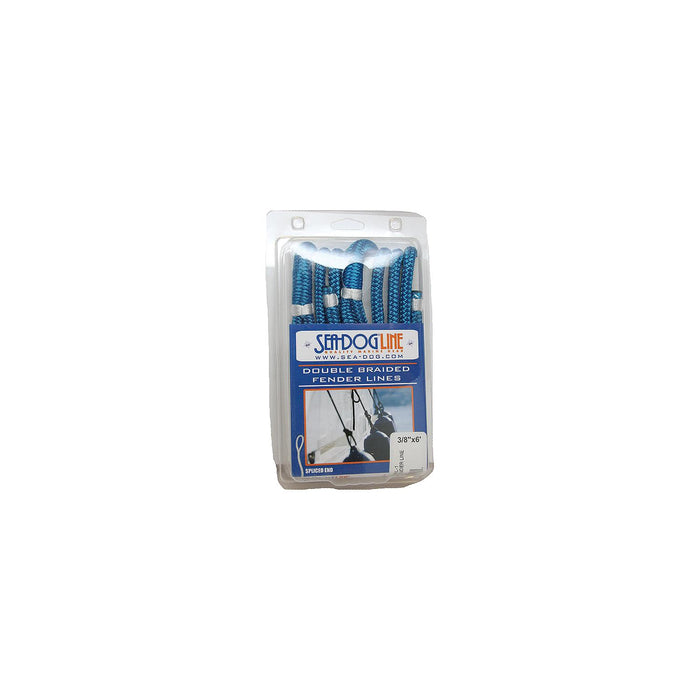 Sea Dog 302106006RD1 Premium Double Braided Nylon Fender Line, 1/4" ƒ€” 6', Red pr.