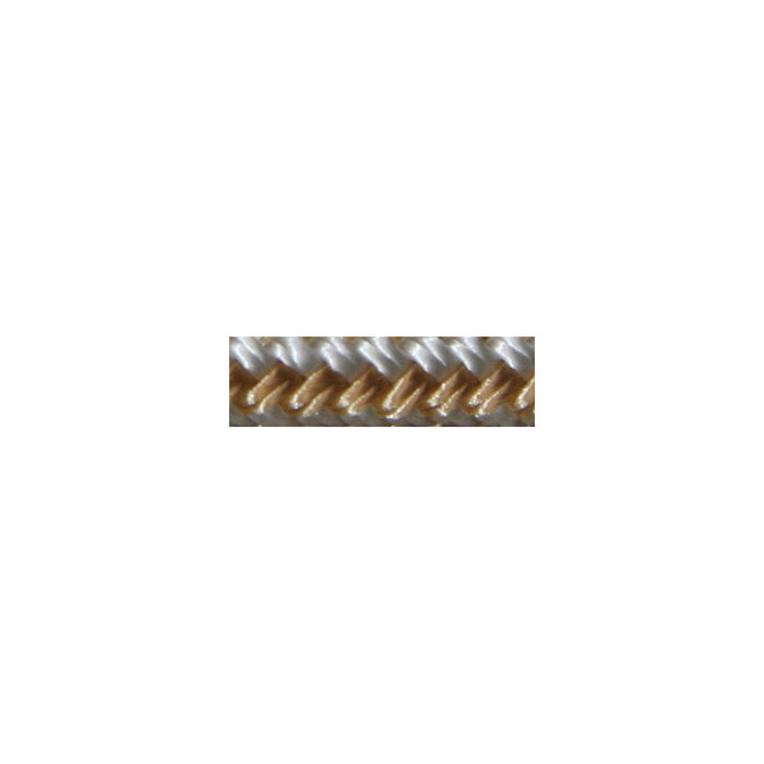 Sea Dog 302110006GW1 Premium Double Braided Nylon Fender Line, 3/8" €” 6', Gold/White pr.