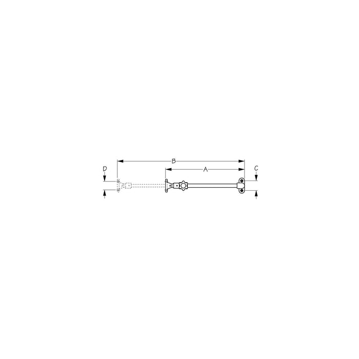 SeaDog Hatch Adjuster | Formed & Stamped 304 Stainless & Nylon