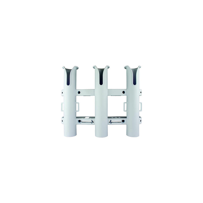 SeaDog 3250321 Triple Threatâ„¢ Three Pole Rod Holder, White