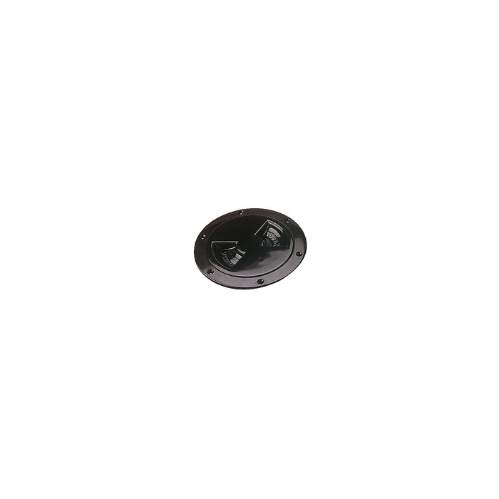 Sea-Dog 3371551 Screw Out Deck Plate, 5" Black