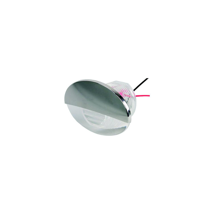 SeaDog 401275 LED Flush Mount Oval Courtesy Light with Stainless Cover | White Finish