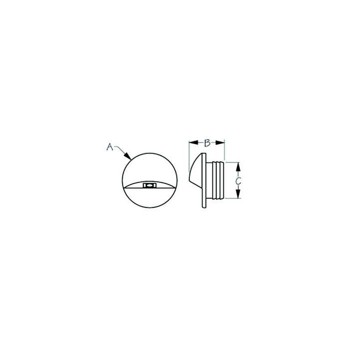 Seadog 4014131 LED Alcor Courtesy Light, Blue