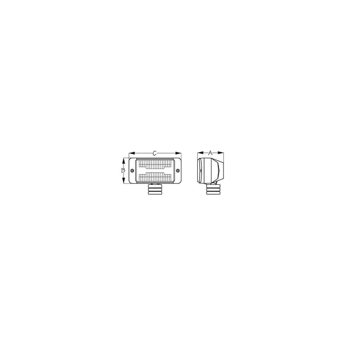 SeaDog 405510 Fiberglass Nylon & Stainless 55 Watt 4.58 Amp 12V Docking Light
