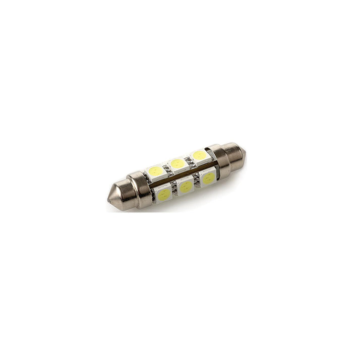 SeaDog 442436 Nickel Plated Brass 8 LED White Lights 12.8V .6 Watt All Around Festoon