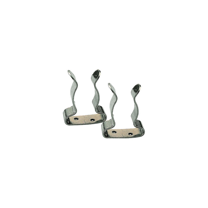 SS Boat Hook Clips, 1" - 1-1/4", pr.