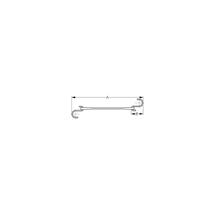 Rubber Tie Down, 13-1/2"