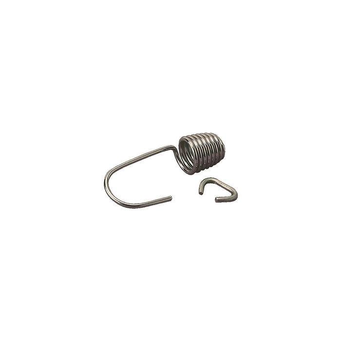 3/8" Stainless Shock Cord Clip w/Crimp, Pair