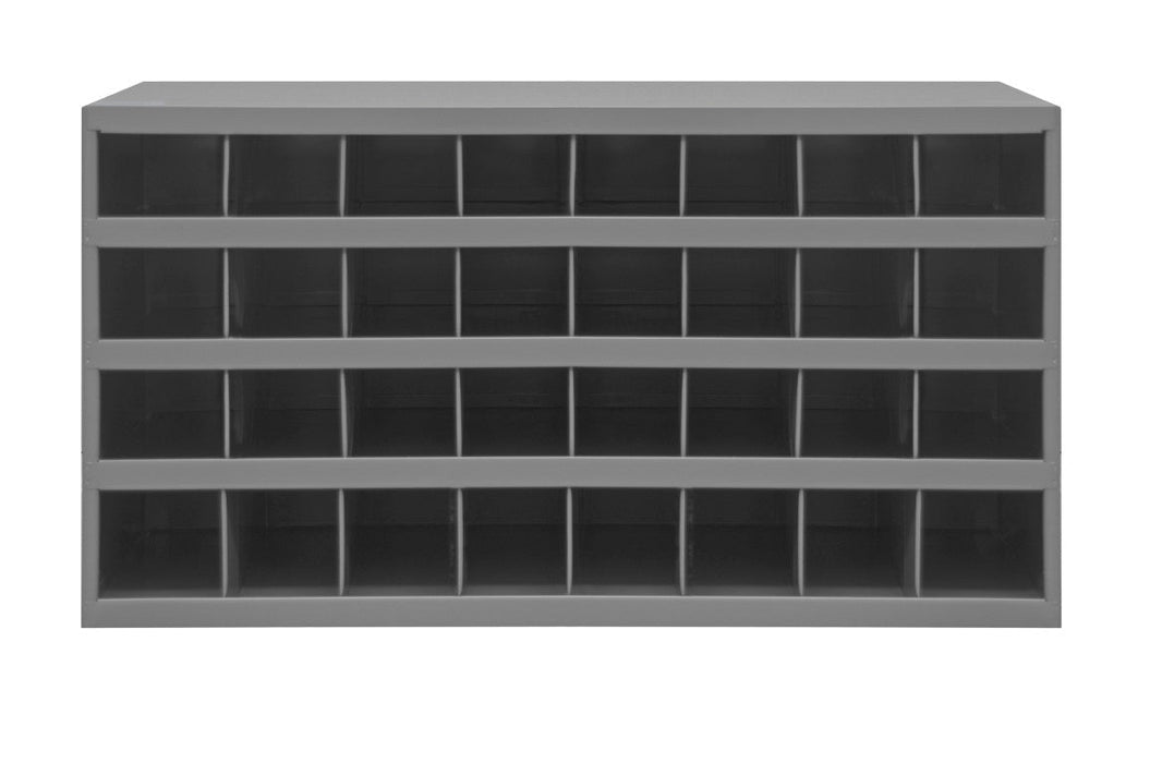 357-95 12" Deep, 32 Opening Bin, Gray