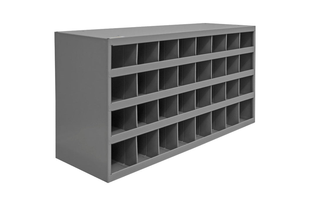 357-95 12" Deep, 32 Opening Bin, Gray
