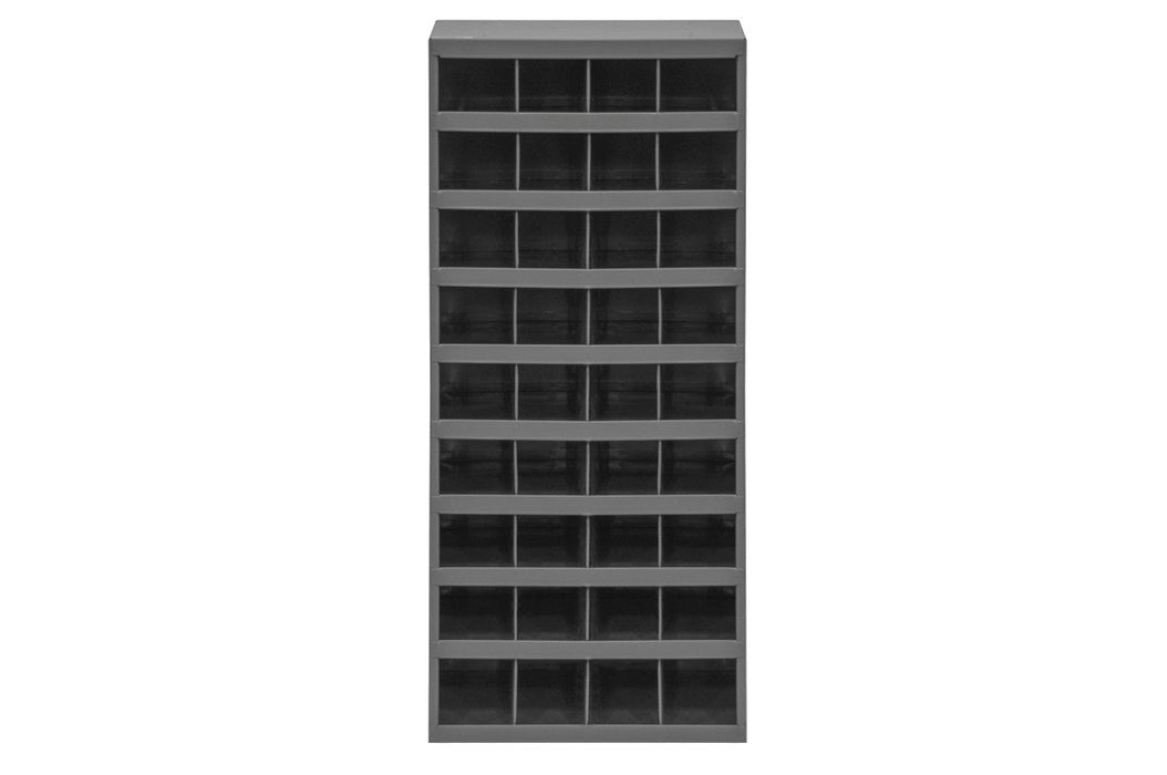 358-95 12" Deep, 36 Opening Bin, Gray