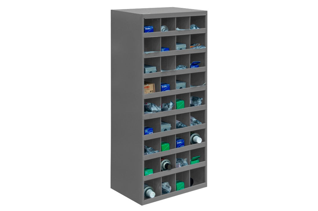 358-95 12" Deep, 36 Opening Bin, Gray