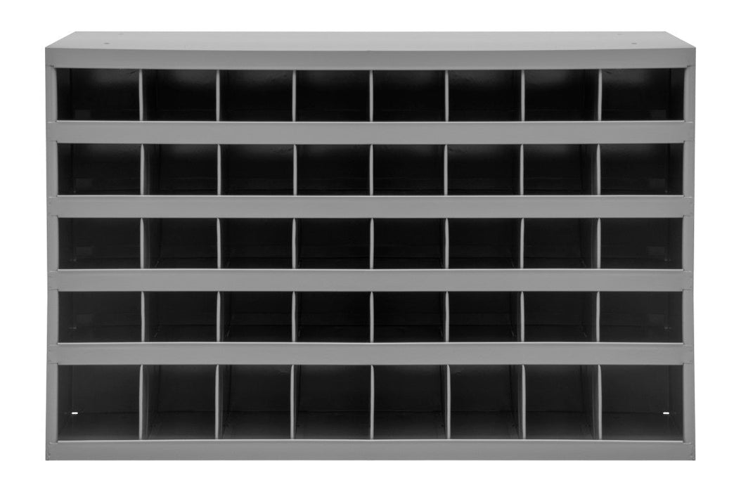 359-95 12" Deep, 40 Opening Bin, Gray