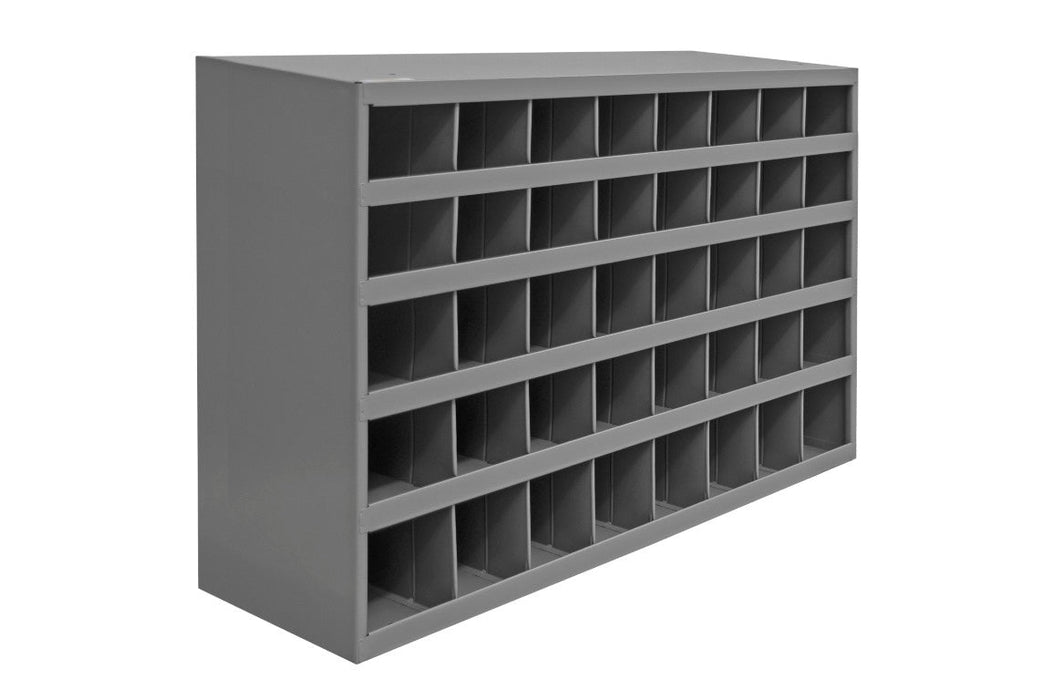 359-95 12" Deep, 40 Opening Bin, Gray