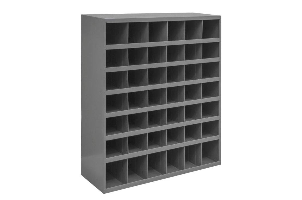 360-95 12" Deep, 42 Opening Bin, Gray