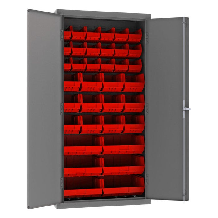 3602-BLP-36-1795 Cabinet, 36 Red Bins