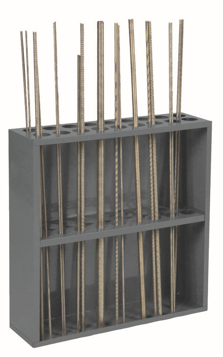 367-95 Threaded Rod Rack, Gray