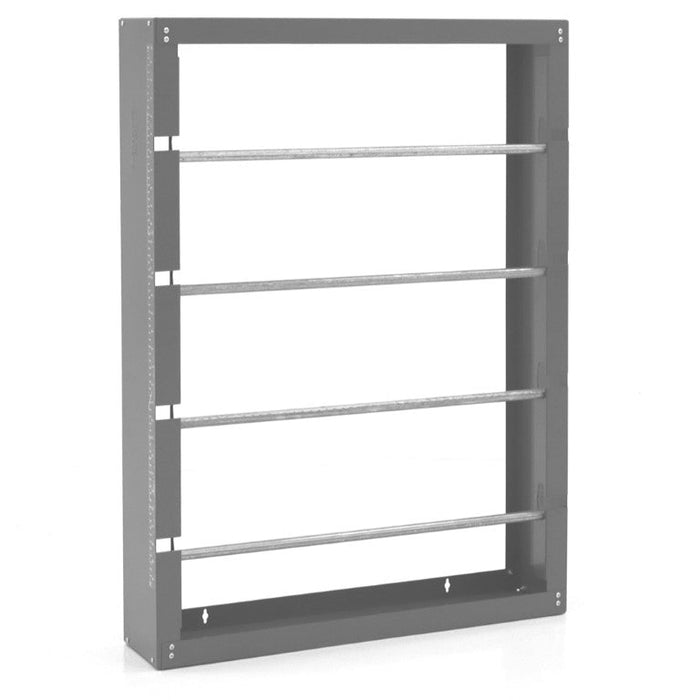 368-95 Wire Spool Rack, 4 Rods, Gray